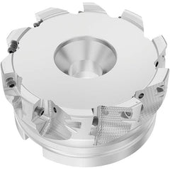 Seco - Indexable Square-Shoulder Face Mills Cutting Diameter (Inch): 4 Cutting Diameter (Decimal Inch): 4.0000 - Apex Tool & Supply
