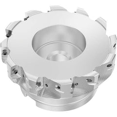 Seco - Indexable Square-Shoulder Face Mills Cutting Diameter (mm): 125.00 Cutting Diameter (Inch): 4.921 - Apex Tool & Supply