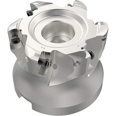 Seco - Indexable High-Feed Face Mills Cutting Diameter (Inch): 2.480 Cutting Diameter (mm): 63.00 - Apex Tool & Supply