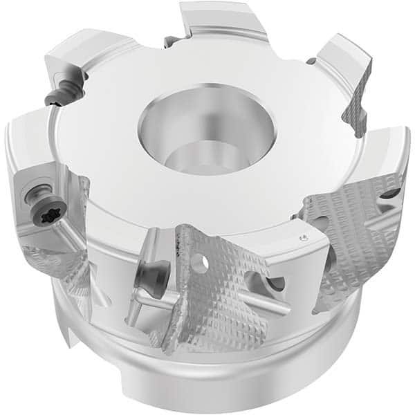 Seco - Indexable Square-Shoulder Face Mills Cutting Diameter (mm): 63.00 Cutting Diameter (Inch): 2.48 - Apex Tool & Supply