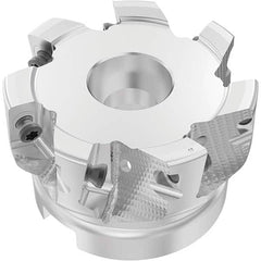 Seco - Indexable Square-Shoulder Face Mills Cutting Diameter (mm): 63.00 Cutting Diameter (Inch): 2.48 - Apex Tool & Supply