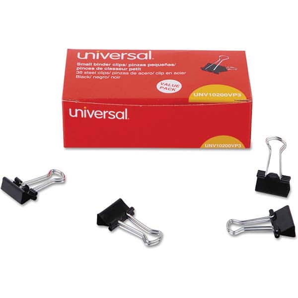 UNIVERSAL - Binder Clips Width (Inch): 0.75 Binder Type: Binder Clip - Apex Tool & Supply