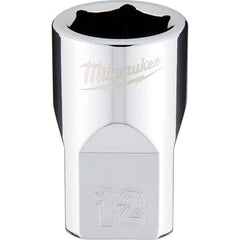 Milwaukee Tool - Hand Sockets Drive Size (Inch): 3/8 Size (mm): 12.0000 - Apex Tool & Supply