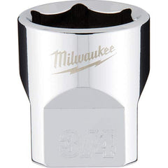 Milwaukee Tool - Hand Sockets Drive Size (Inch): 3/8 Size (Inch): 3/4 - Apex Tool & Supply