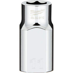 Milwaukee Tool - Hand Sockets Drive Size (Inch): 1/2 Size (mm): 11.0000 - Apex Tool & Supply