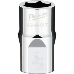 Milwaukee Tool - Hand Sockets Drive Size (Inch): 1/2 Size (Inch): 9/16 - Apex Tool & Supply