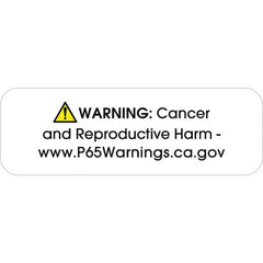 Tape Logic - Labels, Ribbons & Tapes Type: Warning Labels Color: White - Apex Tool & Supply