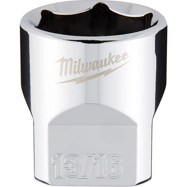 Milwaukee Tool - Hand Sockets Drive Size (Inch): 3/8 Size (Inch): 13/16 - Apex Tool & Supply