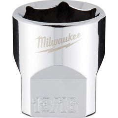 Milwaukee Tool - Hand Sockets Drive Size (Inch): 3/8 Size (Inch): 13/16 - Apex Tool & Supply