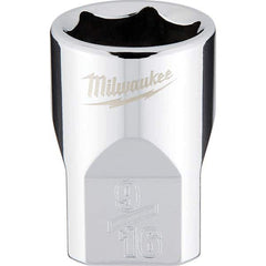 Milwaukee Tool - Hand Sockets Drive Size (Inch): 3/8 Size (Inch): 9/16 - Apex Tool & Supply