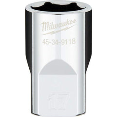 Milwaukee Tool - Hand Sockets Drive Size (Inch): 1/2 Size (mm): 17.0000 - Apex Tool & Supply