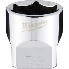 Milwaukee Tool - Hand Sockets Drive Size (Inch): 3/8 Size (Inch): 7/8 - Apex Tool & Supply