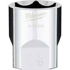 Milwaukee Tool - Hand Sockets Drive Size (Inch): 1/2 Size (Inch): 1-1/16 - Apex Tool & Supply