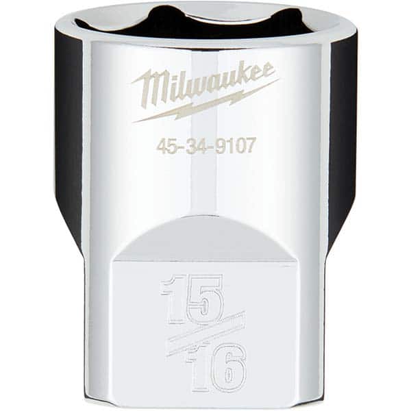 Milwaukee Tool - Hand Sockets Drive Size (Inch): 1/2 Size (Inch): 15/16 - Apex Tool & Supply