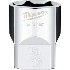 Milwaukee Tool - Hand Sockets Drive Size (Inch): 1/2 Size (Inch): 15/16 - Apex Tool & Supply