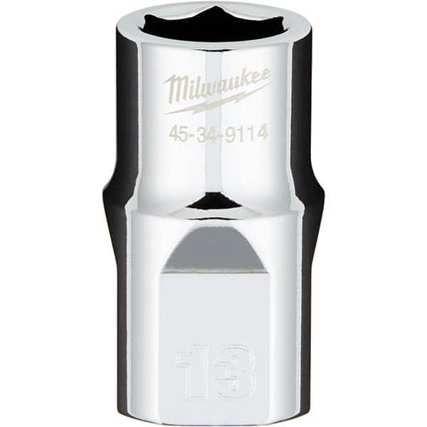 Milwaukee Tool - Hand Sockets Drive Size (Inch): 1/2 Size (mm): 13.0000 - Apex Tool & Supply