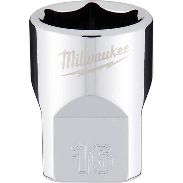 Milwaukee Tool - Hand Sockets Drive Size (Inch): 3/8 Size (mm): 16.0000 - Apex Tool & Supply