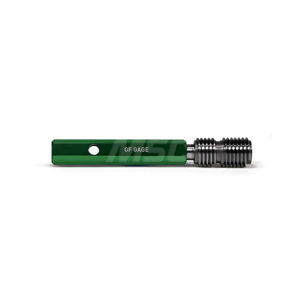 Thread Setting Go/No Go Gages; Type: Hilo Thread Setting Plug Gage; Go/No Go: No Go; Thread Size: 5/8-18; Classification: 3A; Calibrated: No; Traceability Certification Included: Certificate of Compliance; Thread Type: UNF; Handle Size: 3; Material: High