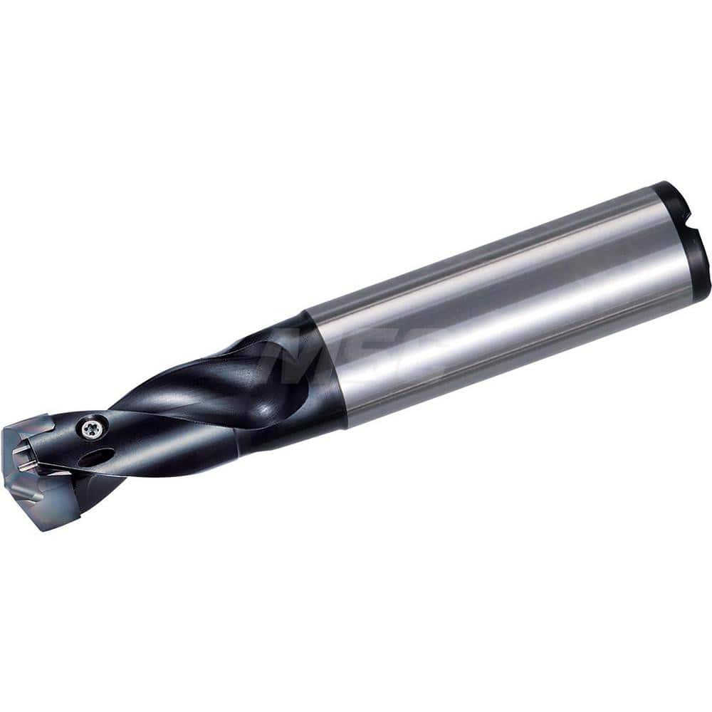 Replaceable Tip Drill: 25 to 25.5 mm Drill Dia, 39 mm Max Depth, 32 mm Straight-Cylindrical Shank Seat Size 25, 135 mm OAL, Through Coolant