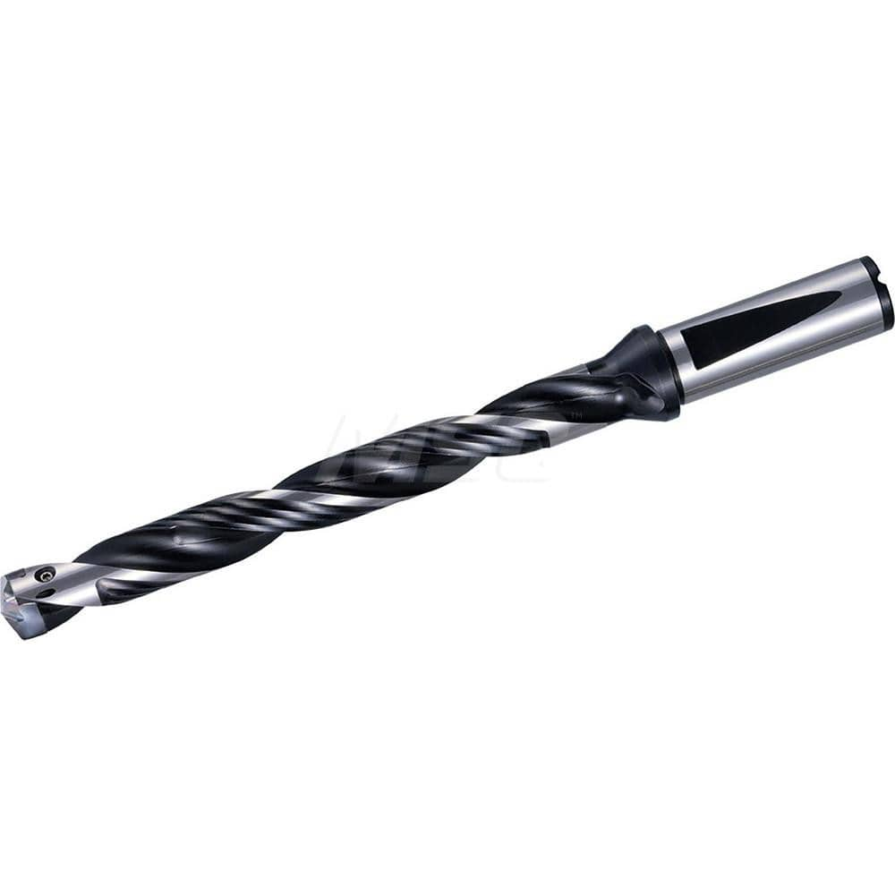 Replaceable Tip Drill: 10 to 10.49 mm Drill Dia, 84 mm Max Depth, 16 mm Flange Shank Seat Size 10, 147 mm OAL, Through Coolant