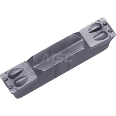 Grooving Insert: GMM502008V PR915, Solid Carbide TiAlN Finish, Neutral, 5 mm Cutting Width, 11 mm Max Depth, Series KGM
