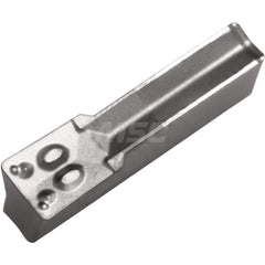 Grooving Insert: FMM4004 KW10, Solid Carbide Co & WC Finish, Neutral, 4 mm Cutting Width, 25 mm Max Depth, Series KFMS
