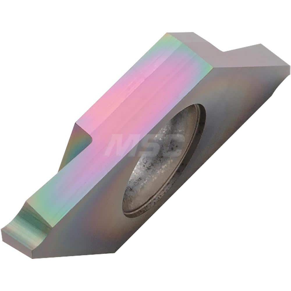Cut-Off Inserts; Insert Style: TKF; Insert Size Code: 12; Insert Material: Solid Carbide; Manufacturer Grade: PDL025; Cutting Width (mm): 1.00; Insert Holding Method: Screw; Lead Angle Direction: Neutral; Insert Hand: Right Hand; Lead Angle: 0; Relief Ang