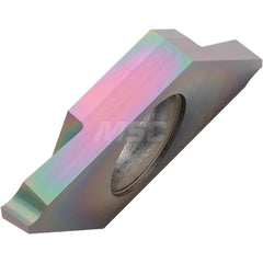 Cut-Off Inserts; Insert Style: TKF; Insert Size Code: 12; Insert Material: Solid Carbide; Manufacturer Grade: PDL025; Cutting Width (mm): 2.00; Insert Holding Method: Screw; Lead Angle Direction: Neutral; Insert Hand: Right Hand; Lead Angle: 0; Relief Ang