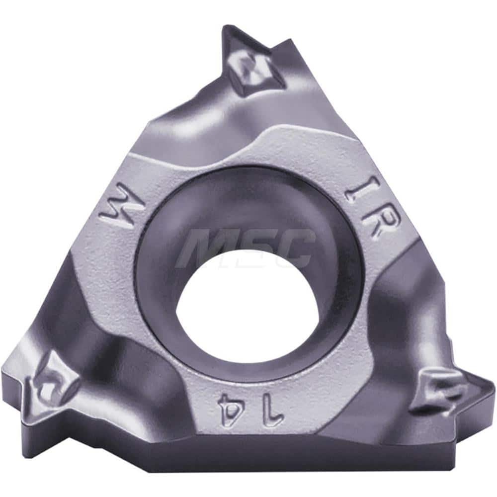 Laydown Threading Inserts; Insert Style: 16ER; Insert Size Code: 16; Insert Material: Solid Carbide; Manufacturer Grade: PR1535; Threads Per Inch: 14.00; Thread Type: External; Thread Standard: Parallel Pipe; Whitworth; Insert Hand: Right Hand; Included A