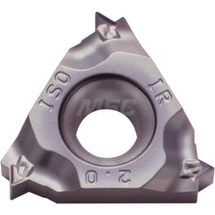 Laydown Threading Inserts; Insert Style: 16ER; Insert Size Code: 16; Insert Material: Solid Carbide; Manufacturer Grade: PR1215; Threads Per Inch: 19.00; Thread Type: External; Thread Standard: Parallel Pipe; Insert Hand: Right Hand; Included Angle: 55; C