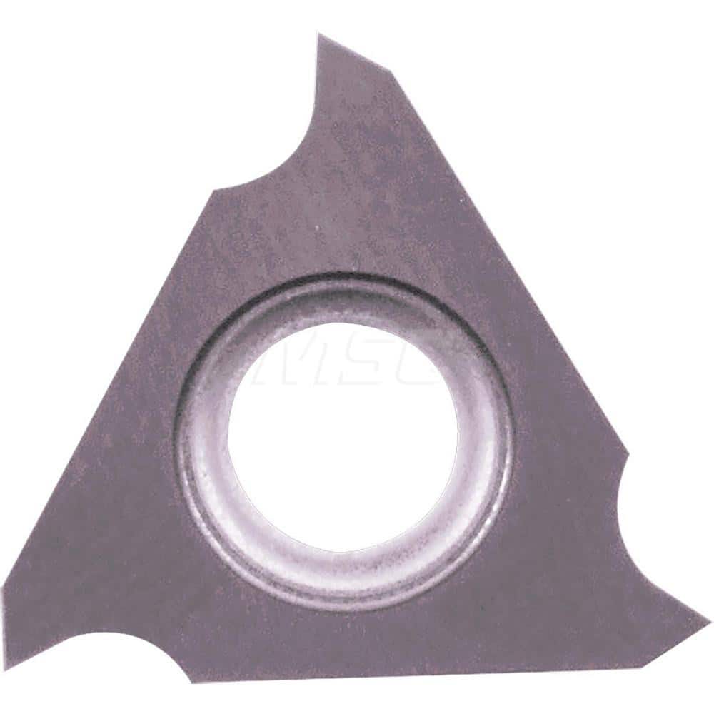 Grooving Insert: GBF32 PR1215, Solid Carbide Megacoat, Left Hand, 1.2 mm Cutting Width, 2 mm Max Depth, Series GBF