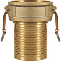 C Type Quick Coupling: 2-1/2″ Hose ID, 2-1/2″ Part C, Brass
