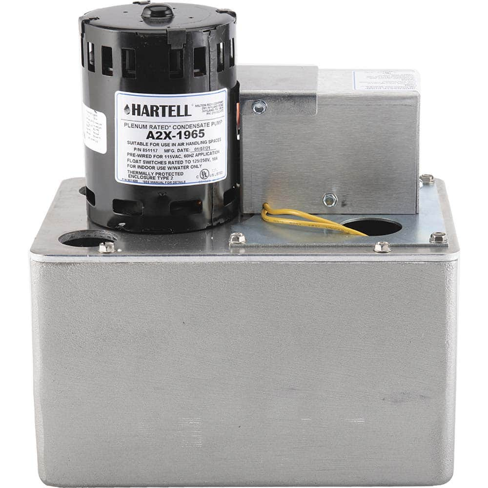 Hartell - Condensate Systems Type: Plenum Rated Condensate Pump Voltage: 115/230 - Apex Tool & Supply