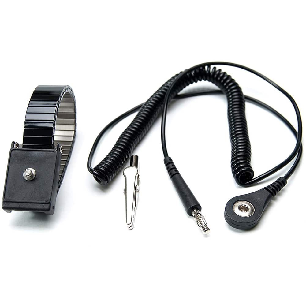 Bertech - Grounding Wrist Straps Includes Grounding Cord: No Grounding Cord Length (Feet): 12.00 - Apex Tool & Supply