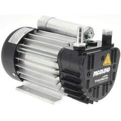 Thomas - Rotary Vane-Type Vacuum Pumps Voltage: 115 VAC Length (Decimal Inch): 9.8000 - Apex Tool & Supply