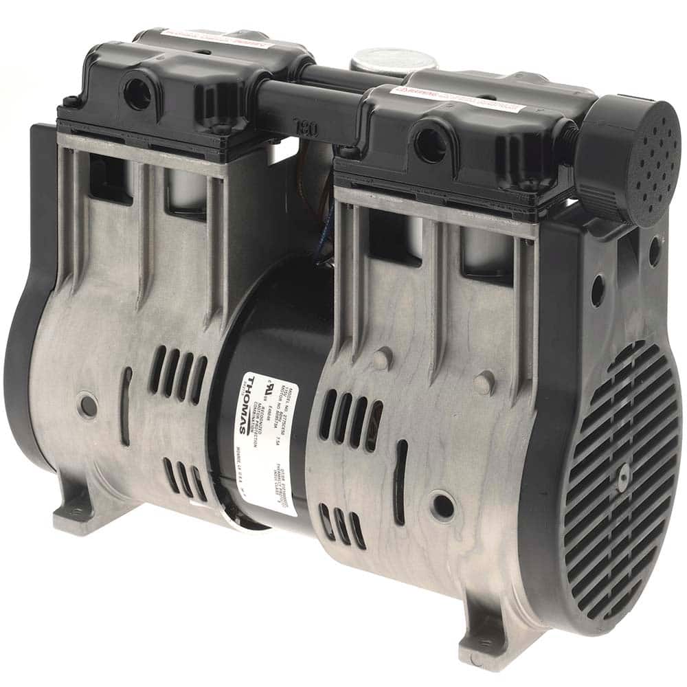 Thomas - Piston-Type Vacuum Pumps Type: Vacuum Voltage: 115 VAC - Apex Tool & Supply