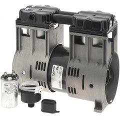 Thomas - Piston-Type Vacuum Pumps Type: Vacuum Voltage: 115 VAC - Apex Tool & Supply