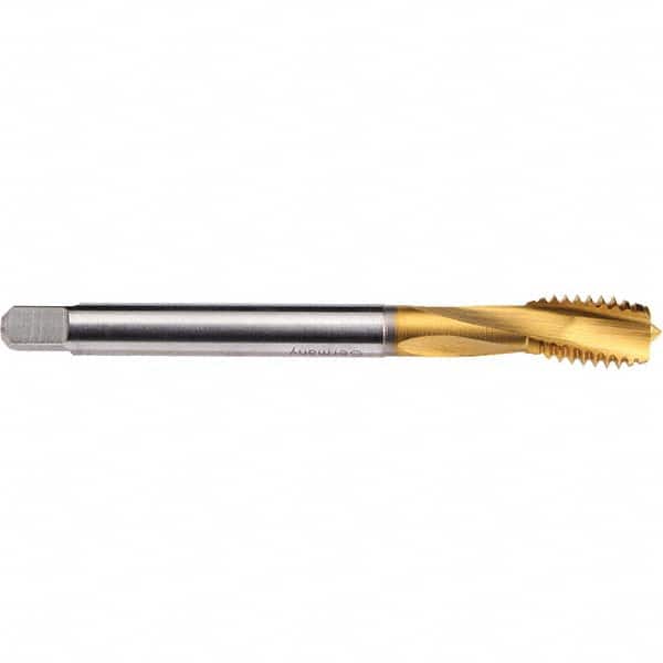 Emuge - 9/16-18 UNF 0 Flute 2B Modified Bottoming Slow Spiral Flute Tap - Apex Tool & Supply