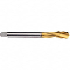 Emuge - 9/16-18 UNF 0 Flute 2B Modified Bottoming Slow Spiral Flute Tap - Apex Tool & Supply