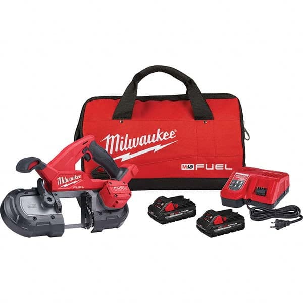 Milwaukee Tool - Cordless Portable Bandsaws Voltage: 18 Battery Chemistry: Lithium-Ion - Apex Tool & Supply