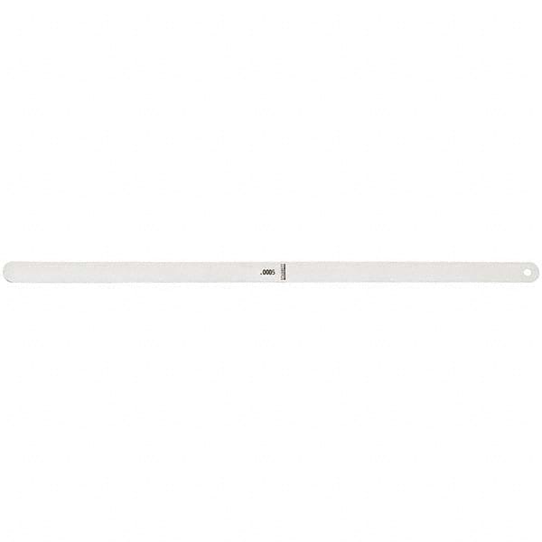 Starrett - Feeler Stock Rolls Thickness (Decimal Inch): 0.0005 Overall Length (Feet): 1.00 - Apex Tool & Supply