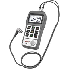 Starrett - Electronic Thickness Gages Minimum Measurement (Decimal Inch): 0.0000 Maximum Measurement (Inch): 3-1/2 - Apex Tool & Supply