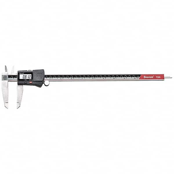 Starrett - 0 to 12" Range, 0.01mm Resolution, Electronic Caliper - Apex Tool & Supply