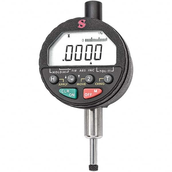 Starrett - Electronic Test Indicators Resolution (Decimal Inch): 0.00010 Minimum Measurement (Decimal Inch): 0.0000 - Apex Tool & Supply
