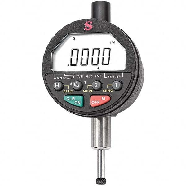 Starrett - Electronic Test Indicators Resolution (Decimal Inch): 0.00010 Minimum Measurement (Decimal Inch): 0.0000 - Apex Tool & Supply