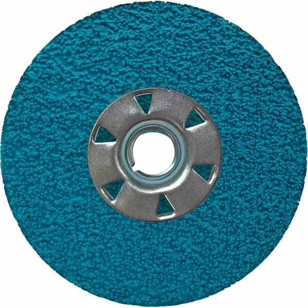 VSM - 5" Diam, 7/8" Hole, 36 Grit Ceramic Fiber Disc - Apex Tool & Supply