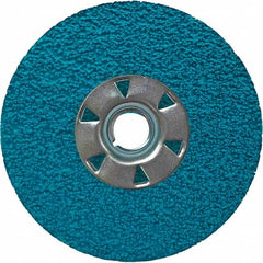 VSM - 5" Diam, 7/8" Hole, 36 Grit Ceramic Fiber Disc - Apex Tool & Supply