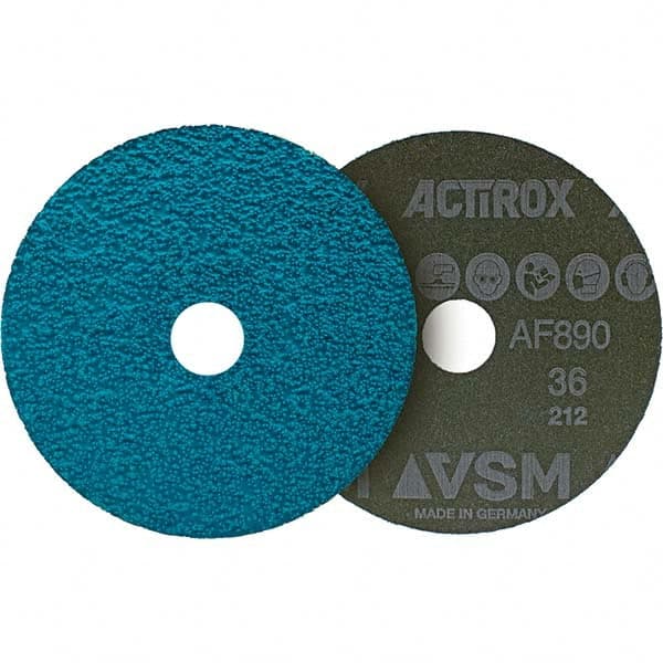 VSM - 9-1/4" Diam, 7/8" Hole, 36 Grit Ceramic Fiber Disc - Apex Tool & Supply
