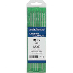 PRO-SOURCE - Tungsten Electrodes Type: Pure Diameter (Inch): 1/16 - Apex Tool & Supply