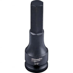 Milwaukee Tool - Impact Hex & Torx Bit Sockets Drive Size (Inch): 3/8 Hex Size (Inch): 3/8 - Apex Tool & Supply